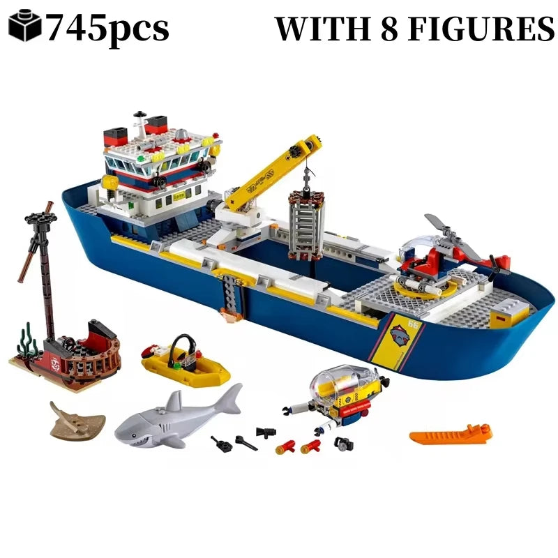 City Series Fire Command Vehicle Rescue Team Headquarters Boys and Children Puzzle Assembling Building Block Toy Gift